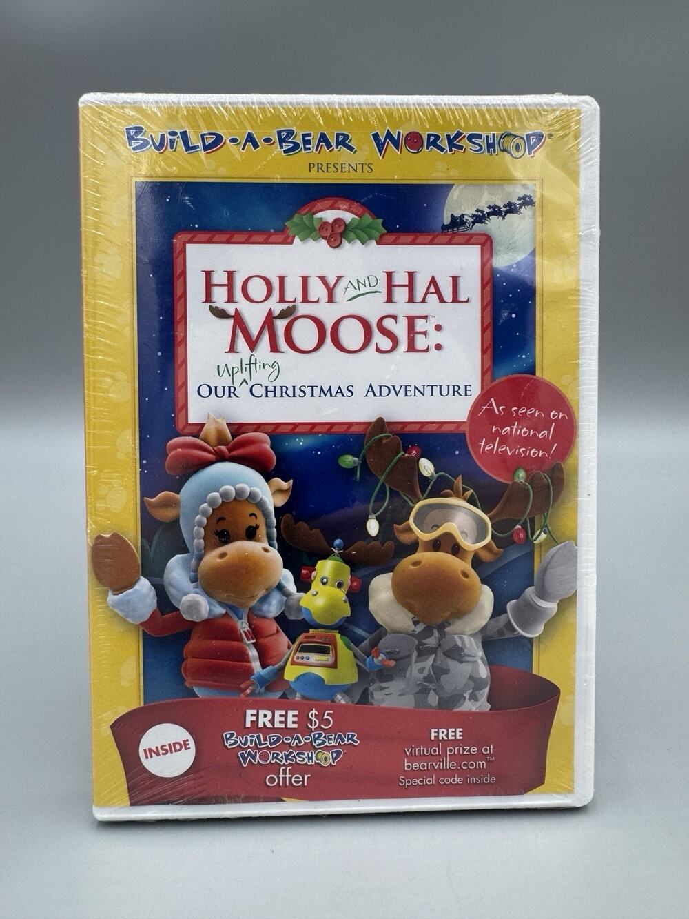 Holly and Hal Moose: Our Uplifting Christmas Adventure (DVD) Build A Bear